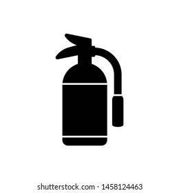 Vector Icon of fire extinguisher. Illustration Symbol of fire protection. Sign firefighting.