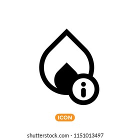 Vector Icon of Fire. Heat Symbol