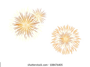 Vector Icon Fire Works