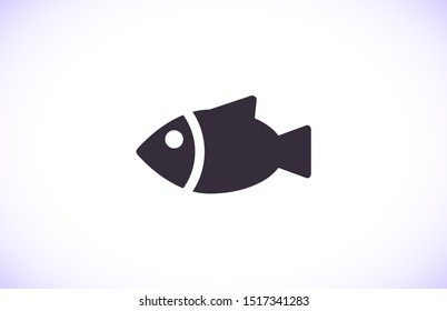 Vector icon a fish 10 EPS . Lorem Ipsum Illustration design