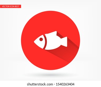 Vector icon a fish 10 EPS . Lorem Ipsum Illustration design
