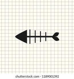 Vector icon fish