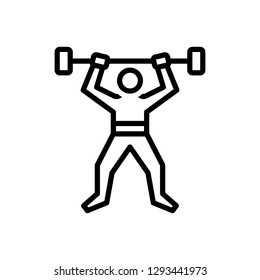 Vector icon for fitness