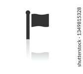 Vector icon flag 10 EPS
