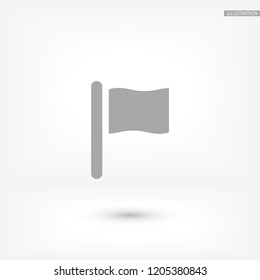 Vector icon flag 10 EPS