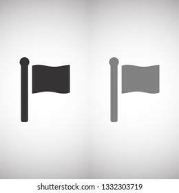 Vector icon flag 10 EPS