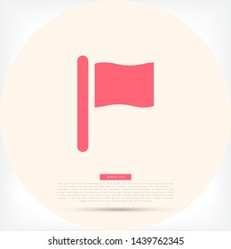 Vector icon flag 10 EPS . Lorem Ipsum Illustration design