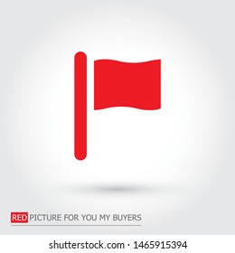Vector icon flag 10 EPS . Lorem Ipsum Illustration design