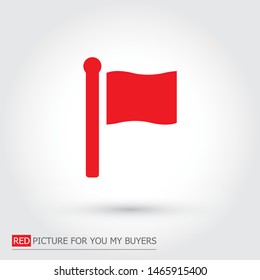 Vector icon flag 10 EPS . Lorem Ipsum Illustration design