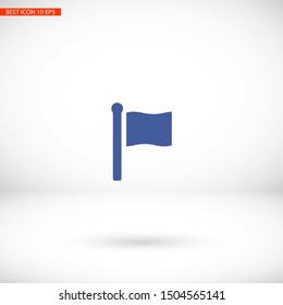 Vector icon flag 10 EPS . Lorem Ipsum Illustration design