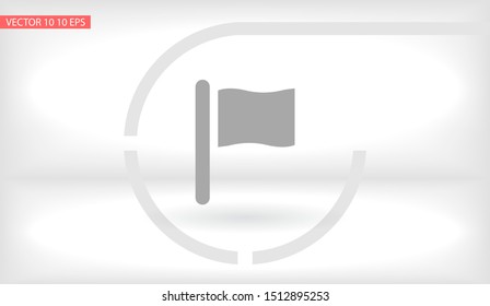 Vector icon flag 10 EPS . Lorem Ipsum Illustration design