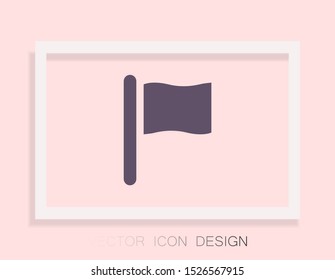Vector icon flag 10 EPS . Lorem Ipsum Illustration design