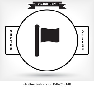 Vector icon flag 10 EPS . Lorem Ipsum Illustration design