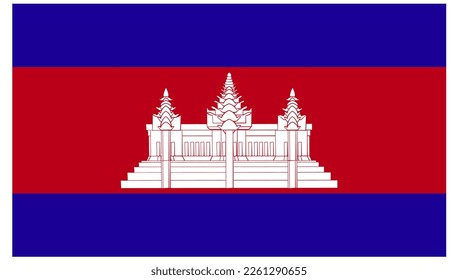 país de indicadores de icono vectorial, bandera nacional. Ilustración vectorial.