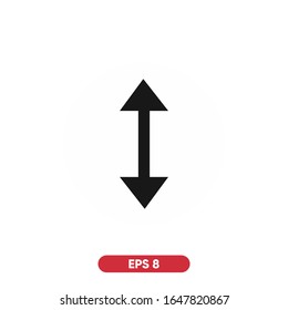 Up vector icon flat design