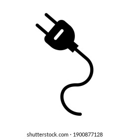 Vector icon of flat electric socket.  simple design for graphics, logos, websites, social media, UI, mobile apps, EPS10