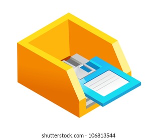 vector icon floppy disk