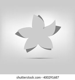 vector icon flower symbol 