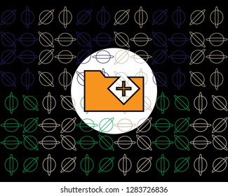 Vector Icon of Folder. Add Folder Icon. Expand Folder Icon. Add New folder Icon