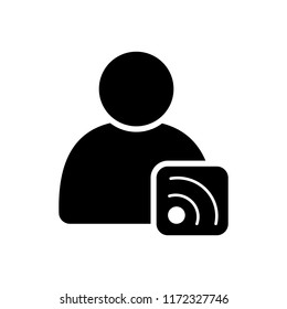 Vector icon for follow 