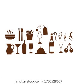 vector icon for food and restaurant and beverage media needs