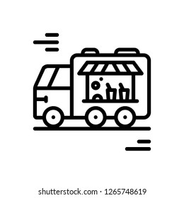 Vector Icon For Food Truck