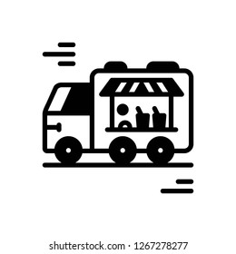 Vector Icon For Food Truck