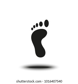 Vector icon foot
