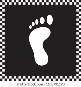 Vector icon foot
