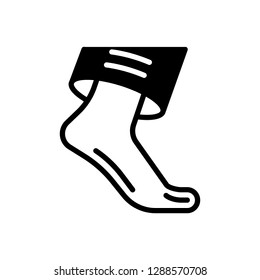 Vector icon for foot