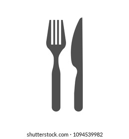 Vector icon fork with a knife