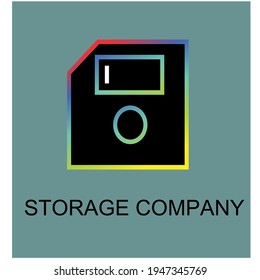 vector icon in the form of ancient storage, with a contemporary design.