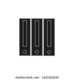 vector icon, in the form of file folders