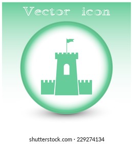 Vector icon fortress