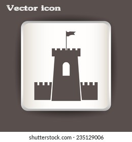 Vector icon fortress