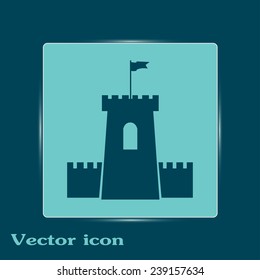 Vector icon fortress