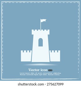 Vector icon fortress
