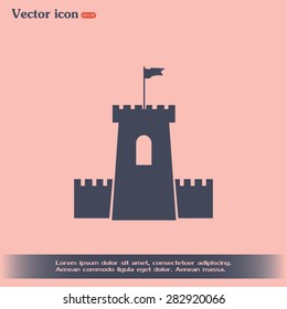 Vector icon fortress