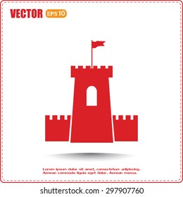 Vector icon fortress