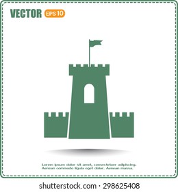 Vector icon fortress