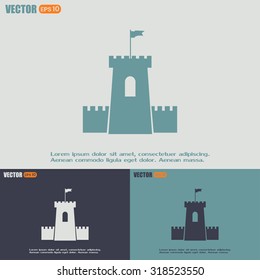 Vector icon fortress