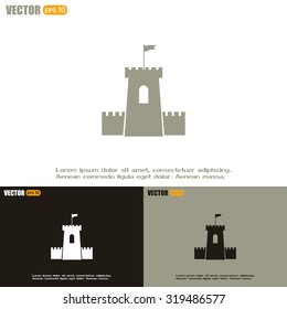 Vector icon fortress