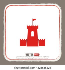Vector icon fortress