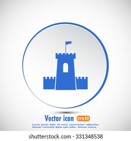 Vector icon fortress