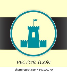 Vector icon fortress