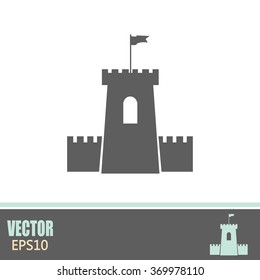 Vector icon fortress