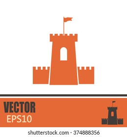 Vector icon fortress