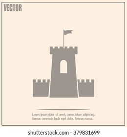 Vector icon fortress
