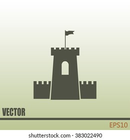Vector icon fortress