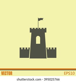 Vector icon fortress